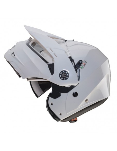 casco moto modulare caberg tourmax bianco metal vendita online Como