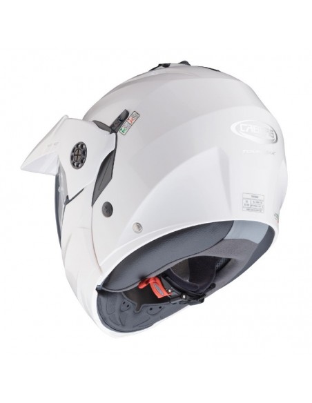 casco moto modulare caberg tourmax bianco metal vendita online Como